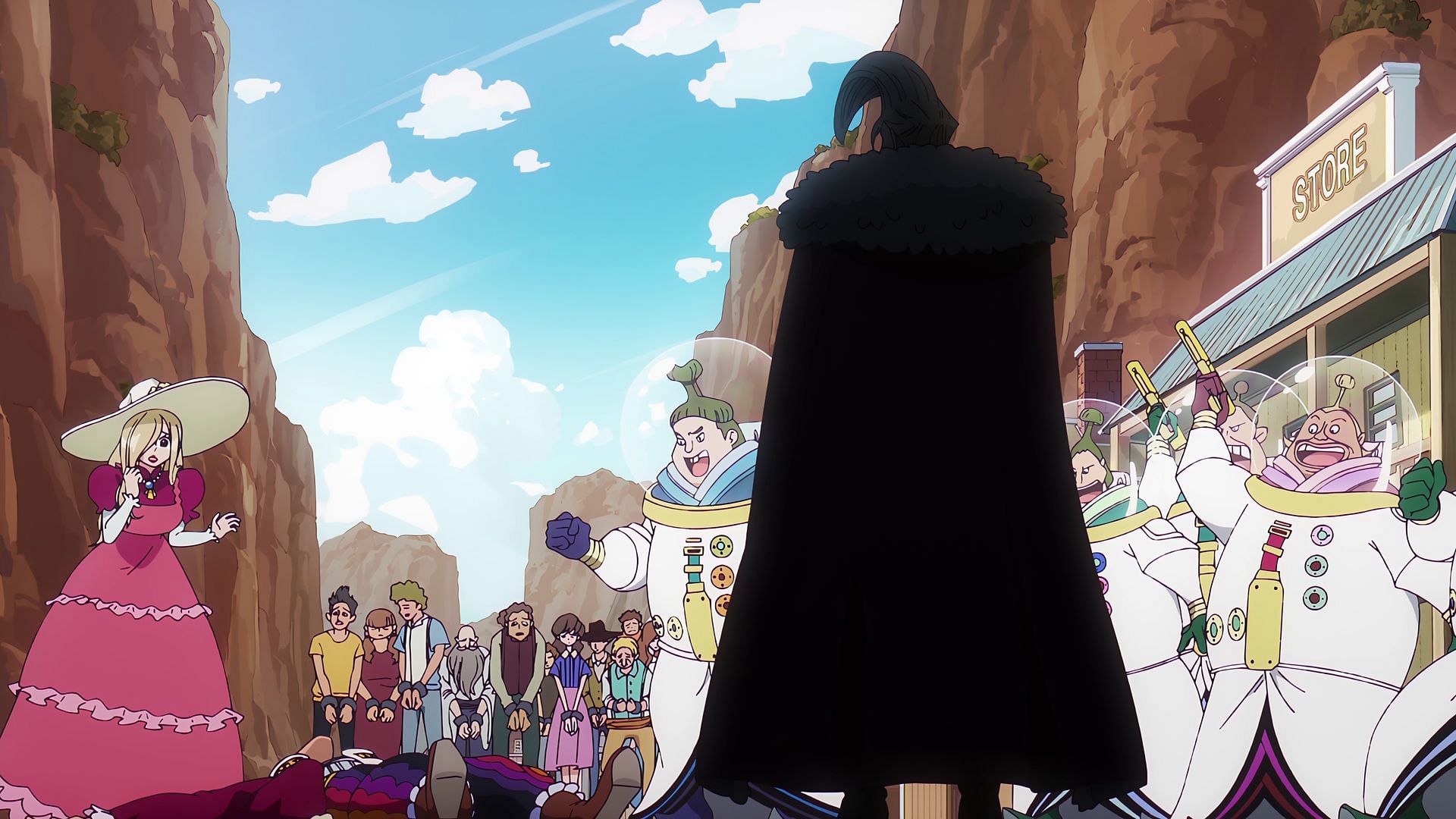 Saint Garling kills the legitimate king of God Valley (Image via Toei Animation)